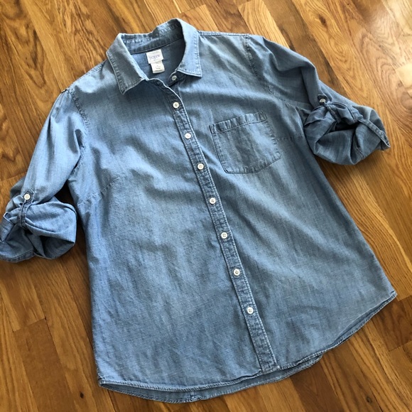 SOLD J. Crew The Perfect Shirt Button Down Shirt - Picture 3 of 11